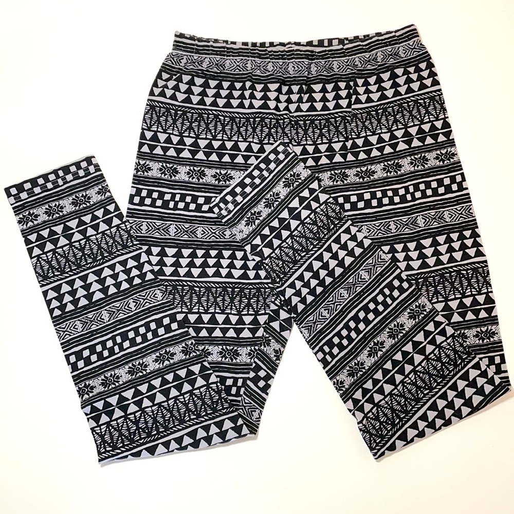 Tribal design tights.